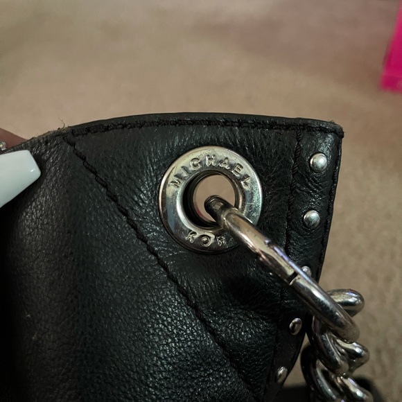 Michael Kors silver studded limited edition bag… - Picture 4 of 10